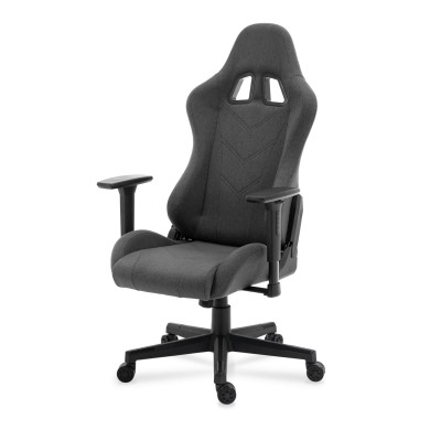 Fotel Gamingowy DELAGEAR G 606 Ciemnoszary Materiałowy