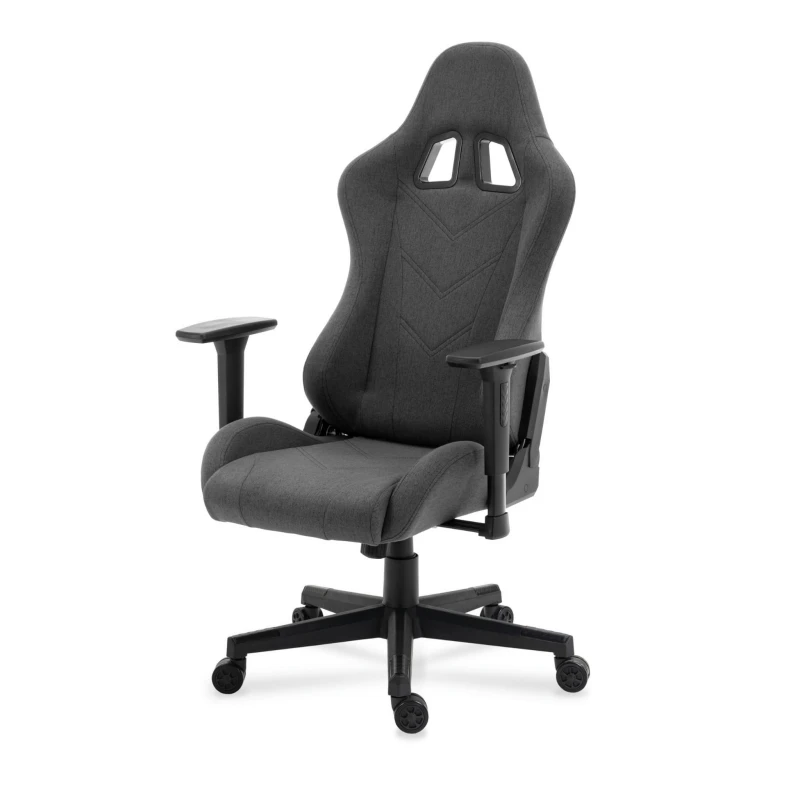 Fotel Gamingowy DELAGEAR G 606 Ciemnoszary Materiałowy