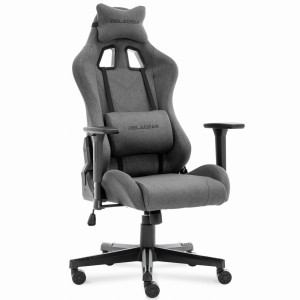 Fotel Gamingowy DELAGEAR G 606 Ciemnoszary Materiałowy