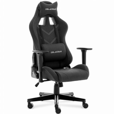Fotel Gamingowy DELAGEAR G 606 Czarny Materiałowy