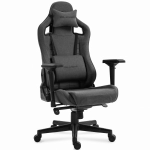 Fotel Gamingowy DELAGEAR G 808 Ciemnoszary Materiałowy