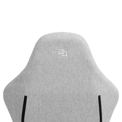 Fotel Gamingowy DELAGEAR G 404 Szary Materiałowy - zagłówek