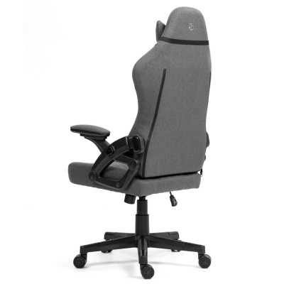 Fotel Gamingowy DELAGEAR G 404 Ciemnoszary Materiałowy
