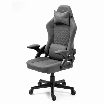 Fotel Gamingowy DELAGEAR G 404 Ciemnoszary Materiałowy