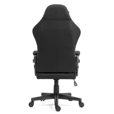 Fotel Gamingowy DELAGEAR G 404 Czarny Materiałowy - widok tył
