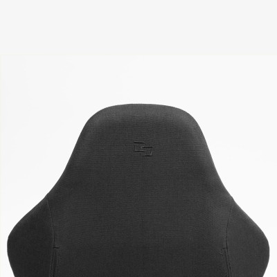 Fotel Gamingowy DELAGEAR G 404 Czarny Materiałowy - zagłówek