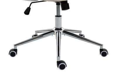 Fotel Ergonomiczny Biurowy DELAGEAR M 330 Beżowo-Biały - METALOWA PODSTAWA