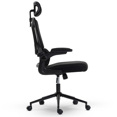 Fotel Ergonomiczny Biurowy DELAGEAR M 350 Czarny
