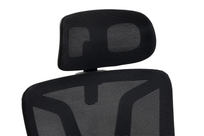 Fotel Ergonomiczny Biurowy DELAGEAR M 350 Czarny