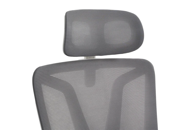 Fotel Ergonomiczny Biurowy DELAGEAR M 350 Szaro-Biały