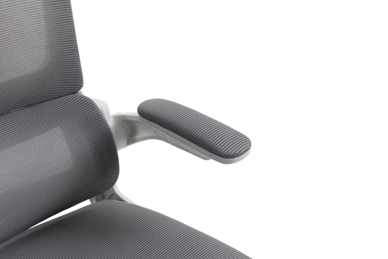 Fotel Ergonomiczny Biurowy DELAGEAR M 350 Szaro-Biały