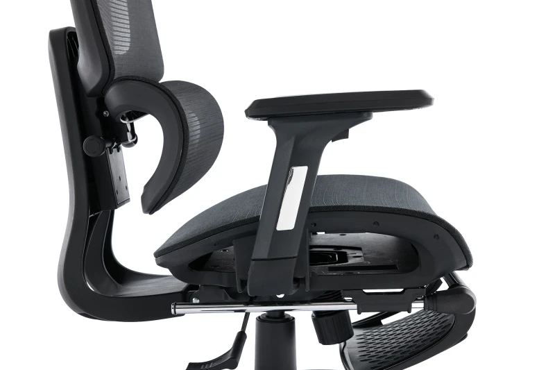 Fotel Ergonomiczny Biurowy DELAGEAR M Pro 750 Czarny - DÓŁ FOTELA