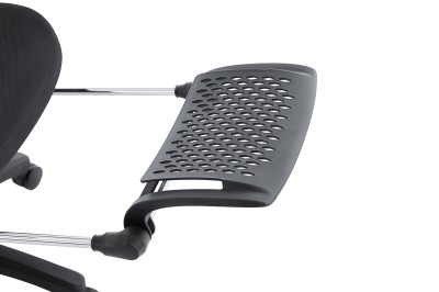 Fotel Ergonomiczny Biurowy DELAGEAR M Pro 750 Czarny - PODNÓŻEK