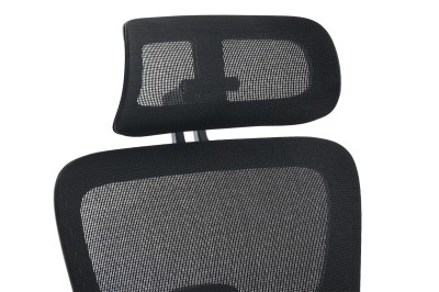 Fotel Ergonomiczny Biurowy DELAGEAR M Pro 750 Czarny - ZAGŁÓWEK