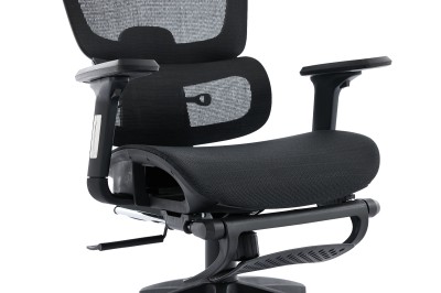 Fotel Ergonomiczny Biurowy DELAGEAR M Pro 750 Czarny - SIEDZISKO