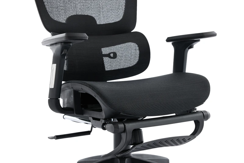 Fotel Ergonomiczny Biurowy DELAGEAR M Pro 750 Czarny - SIEDZISKO