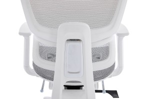 Regulacja lędźwiowa w fotelu ergonomicznym DELAGEAR M Pro 750 - widok z tyłu