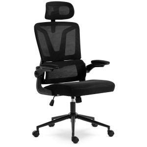 Fotel Ergonomiczny Biurowy DELAGEAR M 350 Czarny