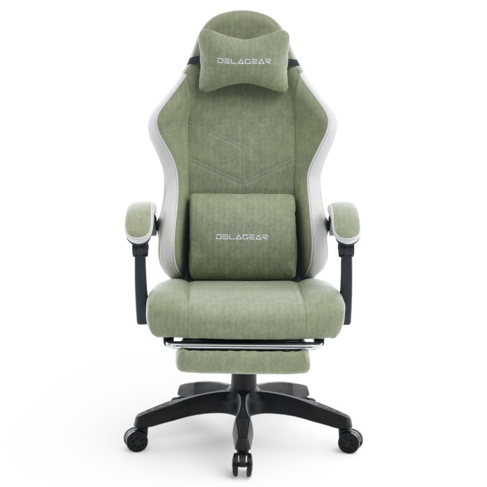 Fotel Gamingowy Delagear G 325 Zielony Materiałowy
