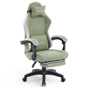 Fotel Gamingowy Delagear G 325 Zielony Materiałowy