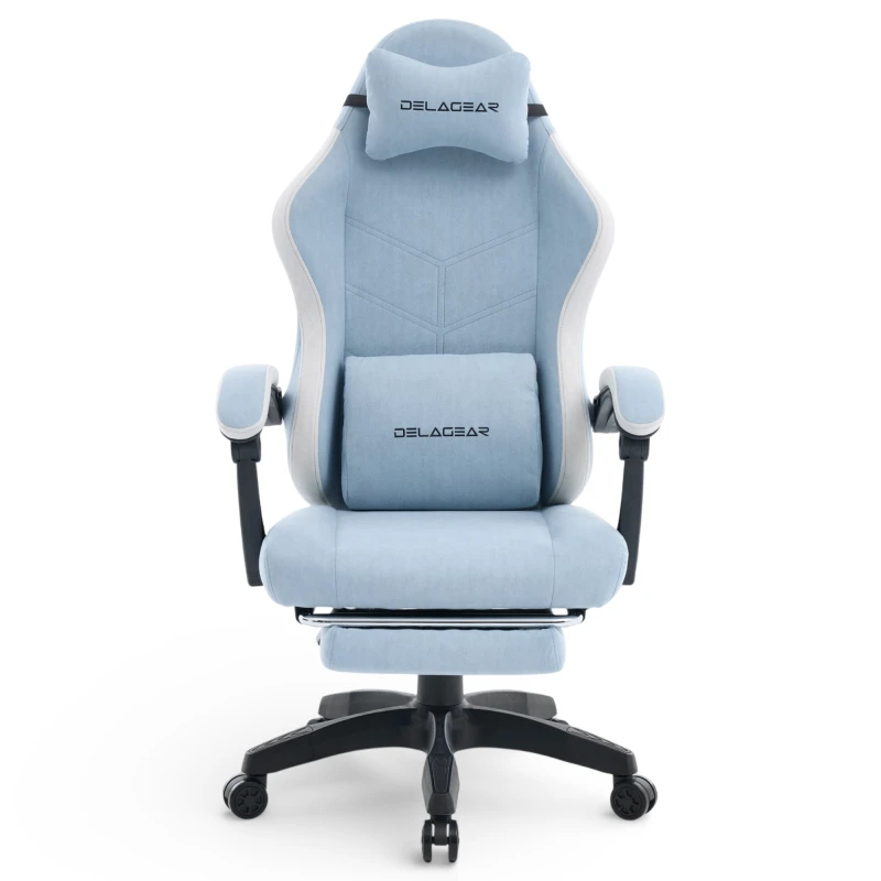 Fotel Gamingowy Delagear G 325 Niebieski Materiałowy