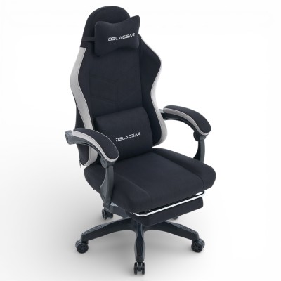 Fotel Gamingowy Delagear G 325 Czarny Materiałowy