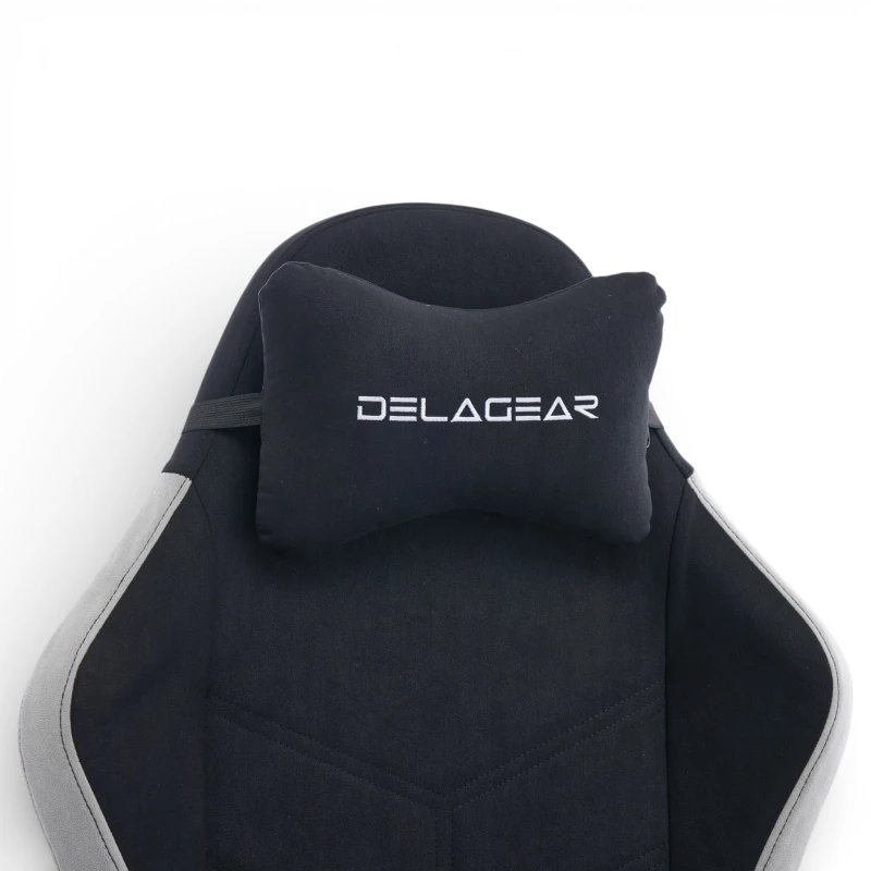 Fotel Gamingowy Delagear G 325 Czarny Materiałowy - podparcie karku