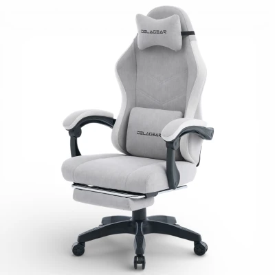 Fotel Gamingowy Delagear G 325 Szary Materiałowy
