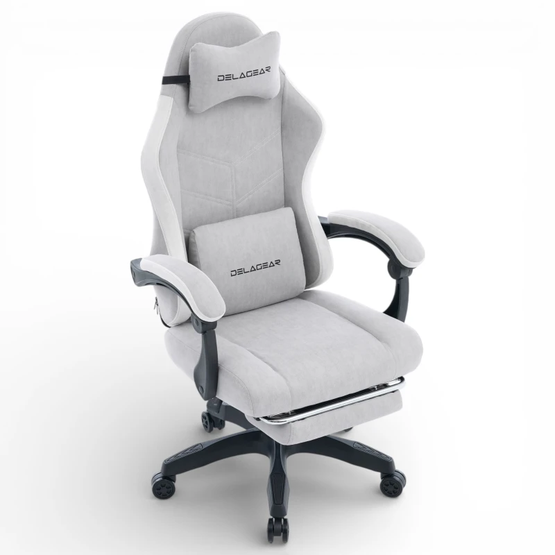Fotel Gamingowy Delagear G 325 Szary Materiałowy