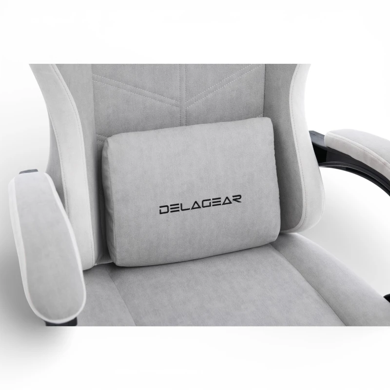 Fotel Gamingowy Delagear G 325 Szary Materiałowy