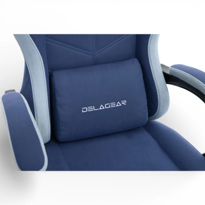 Fotel Gamingowy Delagear G 325 Ciemnoniebieski Materiałowy