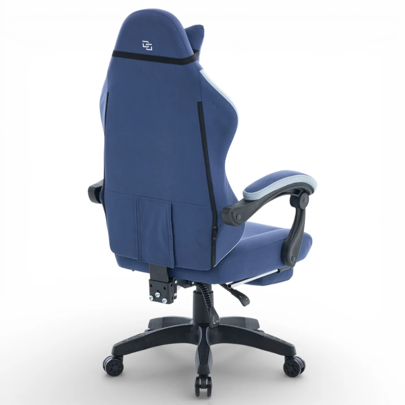 Fotel Gamingowy Delagear G 325 Ciemnoniebieski Materiałowy