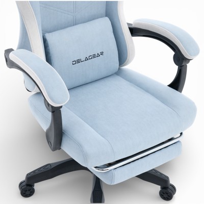 Fotel Gamingowy Delagear G 325 Niebieski Materiałowy