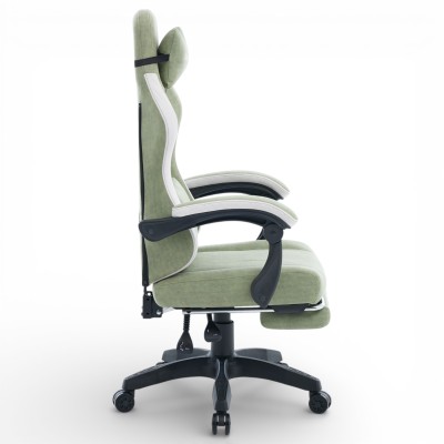 Fotel Gamingowy Delagear G 325 Zielony Materiałowy