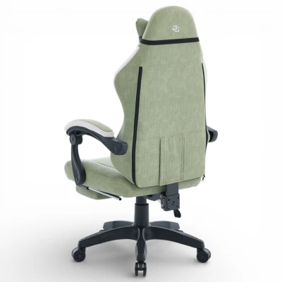 Fotel Gamingowy Delagear G 325 Zielony Materiałowy