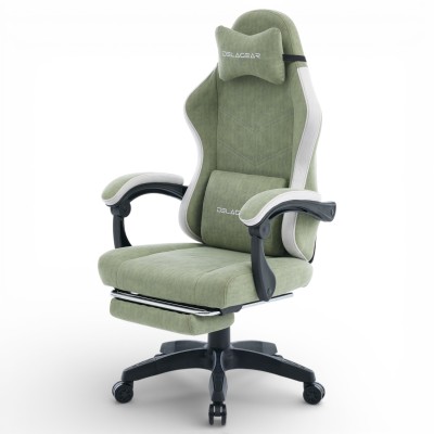Fotel Gamingowy Delagear G 325 Zielony Materiałowy