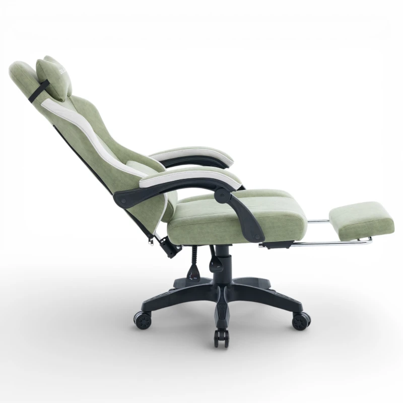 Fotel Gamingowy Delagear G 325 Zielony Materiałowy
