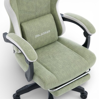 Fotel Gamingowy Delagear G 325 Zielony Materiałowy
