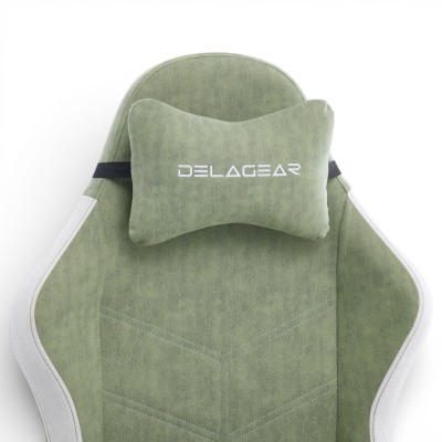 Fotel Gamingowy Delagear G 325 Zielony Materiałowy