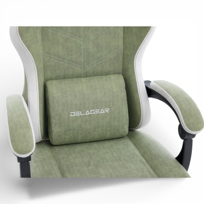 Fotel Gamingowy Delagear G 325 Zielony Materiałowy