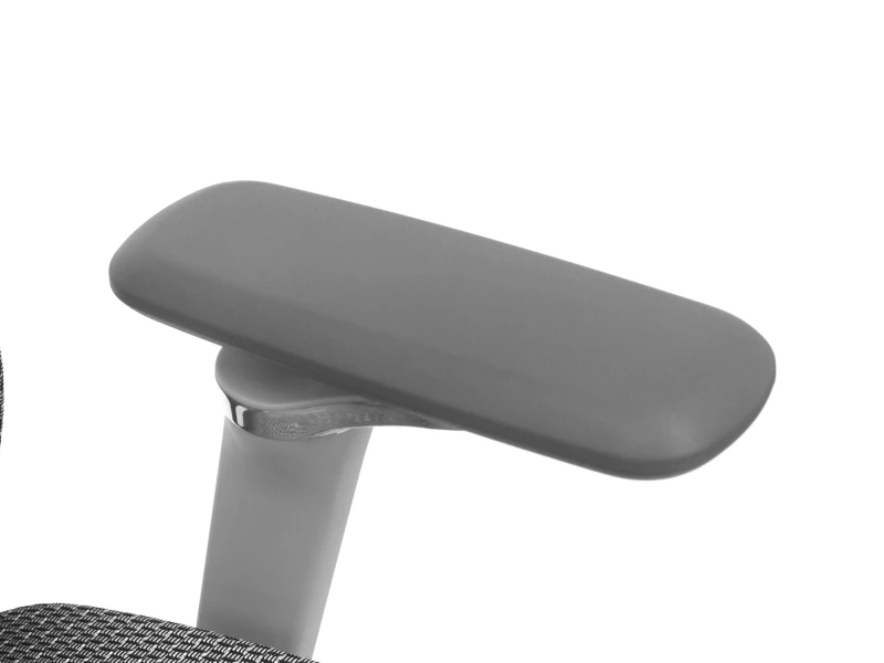 Fotel ergonomiczny biurowy ERGONAUT AERO szary nakładka prawego podłokietnika