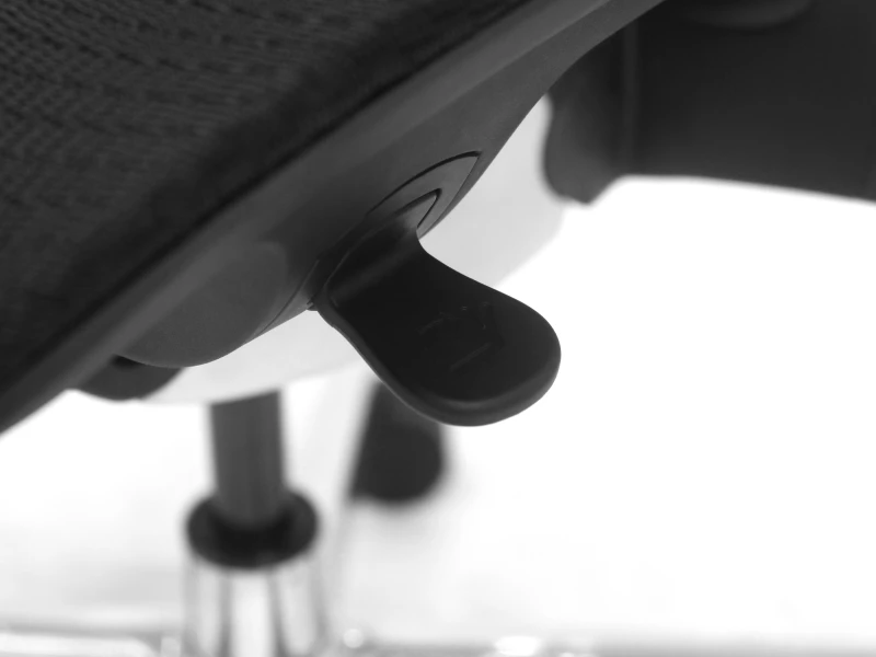 Fotel ergonomiczny biurowy ERGONAUT AERO czarny dzwignia pochylenia