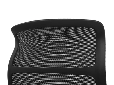 Fotel ergonomiczny biurowy ERGONAUT AERO czarny fragment ramy oparcia