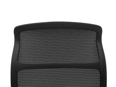 Fotel ergonomiczny biurowy ERGONAUT AERO czarny detal gornej ramy