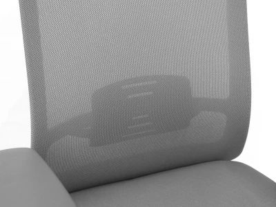Fotel Ergonomiczny Biurowy ERGONAUT ODYSSEY Szary - detal panelu tylnego widoczny przez siatkę