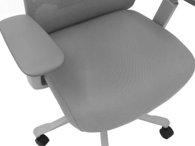 Fotel Ergonomiczny Biurowy ERGONAUT ODYSSEY Szary - rzut z góry na tapicerowane siedzisko