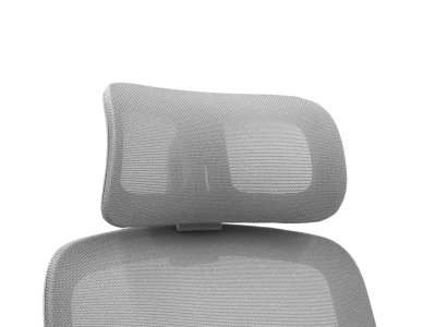 Ergonomiczny zagłówek fotela ERGONAUT NIMBUS – ujęcie lekko z prawej.