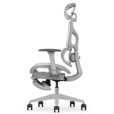 Fotel ERGONAUT BIONIC AIR FR Szary - profil z prawej strony.