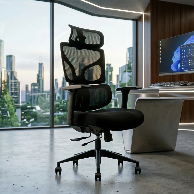 Fotel Ergonomiczny Biurowy ERGONAUT BIONIC Czarny