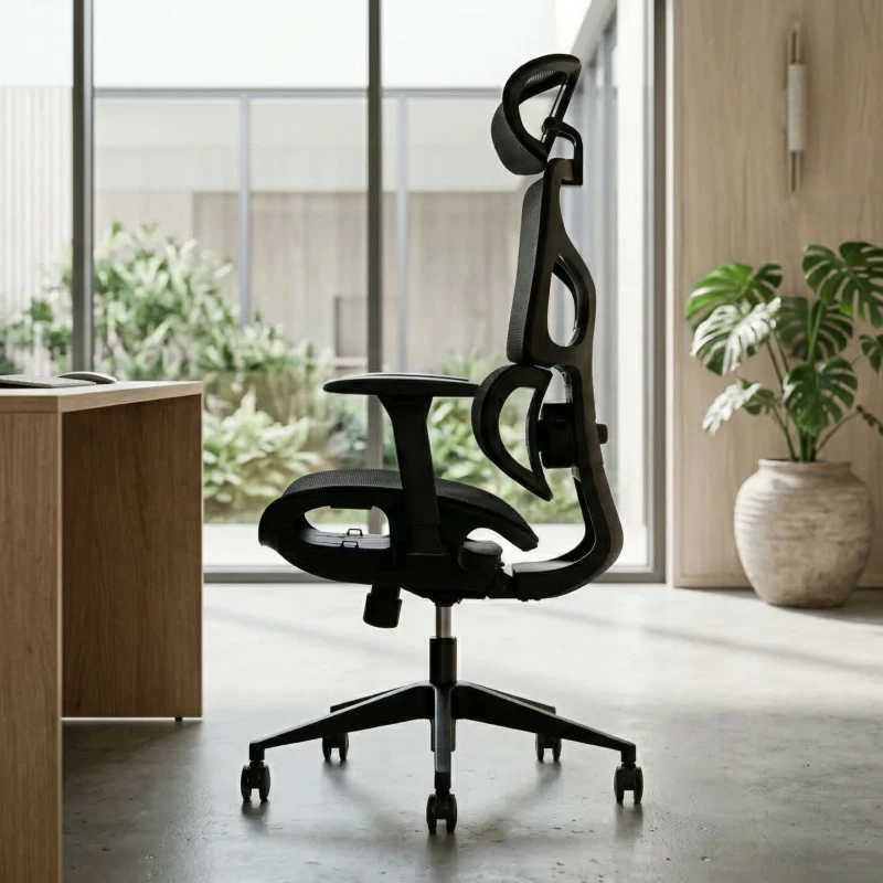 Fotel Ergonomiczny Biurowy ERGONAUT BIONIC AIR Czarny